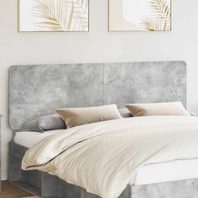 vidaXL Κεφαλάρι Σκυρόδεμα Γκρι 180 cm Επεξεργασμένο ξύλο