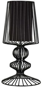 Φωτιστικό Επιτραπέζιο Aveiro I S 5411 Black Nowodvorski Metal, Fabric