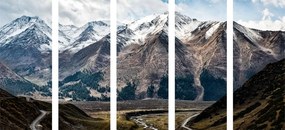 Εικόνα 5 μερών όμορφο πανόραμα βουνού - 100x50