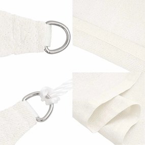 vidaXL Πανί Σκίασης Λευκό 2,5 x 4,5 μ. από HDPE 160 γρ./μ²