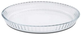 Πυρίμαχο Σκεύος Γυάλινο Οβάλ Ριγέ 820740 34,8x24x6cm Clear Ankor Glass
