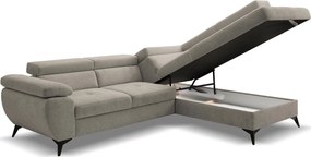 Γωνιακός Καναπές Fairo-Αριστερή-Μπεζ