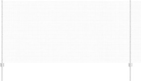 vidaXL Τεντώτο με στήριγμα Ασημί