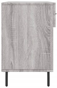 Παπουτσοθήκη Γκρι Sonoma 102x35x55 εκ. από Επεξεργασμένο Ξύλο - Γκρι