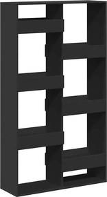 vidaXL Βιβλιοθήκη Μαύρη 100x33x175 εκ. από Επεξεργασμένο Ξύλο