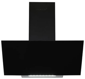 Hausberg HB-1510NG Απορροφητήρας Κουζίνας Καμινάδα με γυάλινη πρόσοψη 60cm Μαύρο