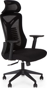 Καρέκλα γραφείου διευθυντή JAMES mesh μαύρο 65x61x117/125
