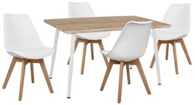 ΣΕΤ ΤΡΑΠΕΖΑΡΙΑΣ 5ΤΜΧ HM10350.02 ΤΡΑΠΕΖΙ 120x70x76,5 cm & ΚΑΡΕΚΛΕΣ VEGAS