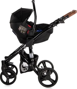 BABY STROLLER RIMINI + MAMA BAG RUBY RED &amp; BLACK