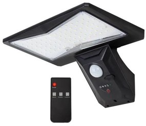 Ηλιακό Φωτιστικό Τοίχου LED 5W Μαύρο Ανιχνευτής Κίνησης 6807 Spotlight-6807-Μαύρο 6807