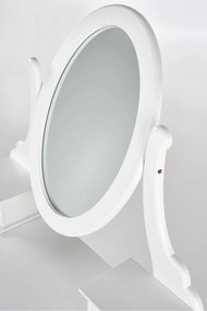 Τουαλέτα Houston 1358, Ματ άσπρο, Καθρέφτης, 130x80x40cm, 22 kg | Epipla1.gr