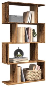 vidaXL Βιβλιοθήκη/Διαχωριστικό Χώρου 4 Επ. 70x24x129 εκ. Επ. Ξύλο