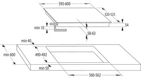 Επαγωγική εστία Gorenje GI6421SYW