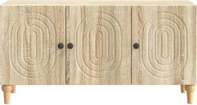 vidaXL Ντουλάπι TV Sonoma Δρυς 99 x 34,5 x 50 εκ. Επεξεργασμένο Ξύλο