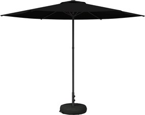 vidaXL Ομπρέλα Κήπου 300 x 300 cm Πολυεστέρας Ορθογώνιος Μαύρο
