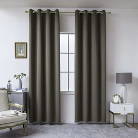 Beauty Home Ύφασμα κουρτίνας Blackout σκίασης Ideal Art 8400  Ύφασμα Φ280 Καφέ