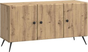 vidaXL Ντουλάπι TV 99 x 34,5 x 50 εκ. Artisan Δρυς Επεξεργασμένο Ξύλο