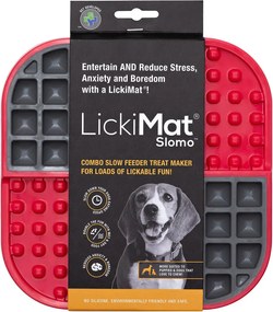 Ταΐστρα σκύλων Lickimat πολυπροπυλένιο TPR Κόκκινο