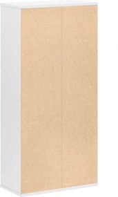 vidaXL Βιβλιοθήκη Λευκή 50x25x105 εκ. από Επεξεργασμένο Ξύλο