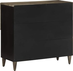 vidaXL Sideboard 80x33x75 cm μασίφ ξύλο Mango
