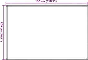 vidaXL Χαλί Σκηνής Ανθρακί 200 x 300 εκ.