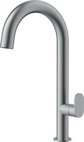 Orabella Oval 10481 Gun Metal Light - Μπαταρία επιτραπέζιου νιπτήρα