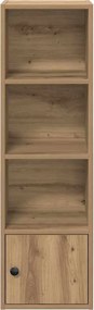 vidaXL Βιβλιοθήκη Αρτισιανή Δρυς 31x24x102 εκ. Επεξ. Ξύλο
