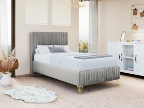 Επενδυμένο κρεβάτι Mars mini-Gkri Anoixto-80 x 200