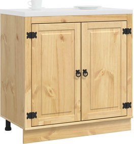 vidaXL Ντουλαπιού (Cabinet) SKI Μέλι Καφέ 80 x 46 x 81,5 εκ