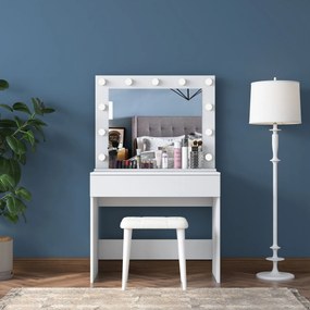 Τουαλέτα Μακιγιάζ Λευκό BUTINAL 90x45x76.8