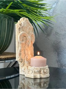 Stewehome αντικ αμπούλα κεριού διακοσμητικό μπίμπλο 21x9x10 cm