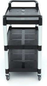 Serving Trolley – 3 Plastic Shelves – 103 x 50,5cm