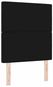 vidaXL Βελούδινο Κεφαλάρι Argyle με κεφαλάρι Μαύρο 80 cm Βελούδο