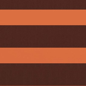 Διαχωριστικό Βεράντας Πορτοκαλί/Καφέ 120x600 εκ. Ύφασμα Oxford