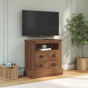 vidaXL Ντουλάπι αποθήκευσης Φυσικό 60 x 30 x 60 cm Στερεό Ξύλο Τίκ
