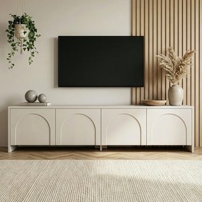 Έπιπλο Τηλεόρασης Κρεμ BOPE 180x32x45
