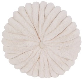 Διακοσμητικό Μαξιλάρι Γούνινο (Φ35x10) K-M Off White AAE823000