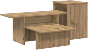 vidaXL Τραπέζι κονσόλας Artisan Oak 91,5 x 35 x 38,5 εκ