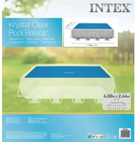 INTEX Κάλυμμα Πισίνας Ηλιακό Μπλε 476 x 234 εκ. από Πολυαιθυλένιο