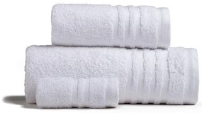 Πετσέτα Premio White Melinen Σώματος 80x150cm 100% Πενιέ Βαμβάκι