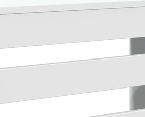 vidaXL Κάλυμμα Καλοριφέρ Λευκό 78x20x82 εκ. από Επεξεργασμένο Ξύλο