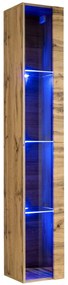 Swap Κρεμαστή Βιτρίνα Λευκή 180x30x30