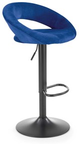 60-20766 H102 bar stool dark blue DIOMMI V-CH-H/102-GRANATOWY, 1 Τεμάχιο