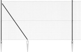 vidaXL Στύλος Περιφράξεων Γκρι 10 x 1,5 μ (16 x 16 mm δίχτυ)