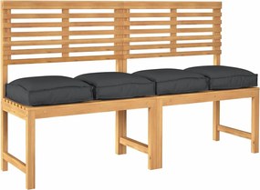 vidaXL Μαξιλάρι 4 pcs Μαύρο 40 x 40 x 8 εκ. Ύφασμα Όξφορντ