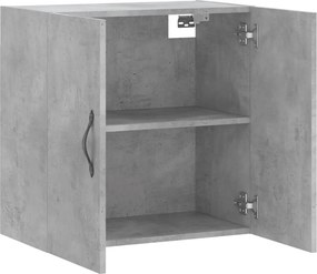 vidaXL Ντουλάπι Τοίχου Γκρι Σκυροδέματος 60x31x60 εκ. Επεξεργ. Ξύλο