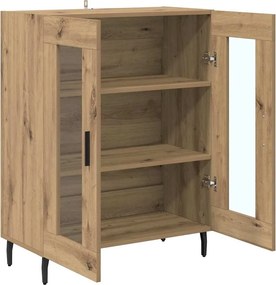 vidaXL Πλαϊνό γραφείο Artisan Oak 69,5 x 34 x 90 εκ.