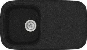 Sanitec Classic 315 (82×50) - Γρανιτένιος νεροχύτης - Granite BLACK