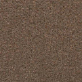 vidaXL Καναπές Διθέσιος Καφέ 140 εκ. Υφασμάτινος