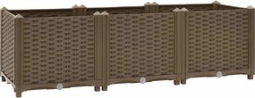 vidaXL Υπερυψωμένο Κρεβάτι 120x40x38 εκ. από Πολυπροπυλένιο